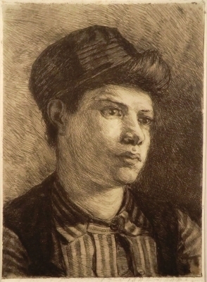 0113
<br/>
Boerenjongen met pet
<br/>
<em>Gildemeester, Anna</em>