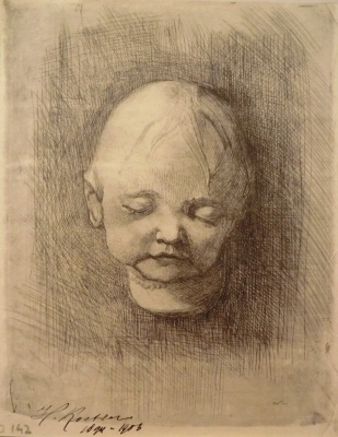 0142
<br/>
Babyhoofdje naar gipsmodel
<br/>
<em>Koetser, Henri</em>