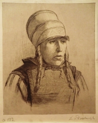 0182
<br/>
Vrouw in klederdracht
<br/>
<em>Doesburgh, Elsa van</em>