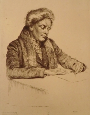 0459
<br/>
Schrijvende dame met vos
<br/>
<em>Goudman, Louis Jacques</em>