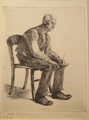 0628
<br/>
Zittende oude man
<br/>
<em>Duursma, Marie</em>