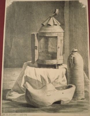 0659
<br/>
Stilleven met klomp
<br/>
<em>Leusink, Annigje</em>