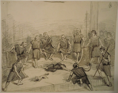 0896
<br/>
Jonge Spartaan met de vos
<br/>
<em>Storm van 's Gravesande, Louis</em>