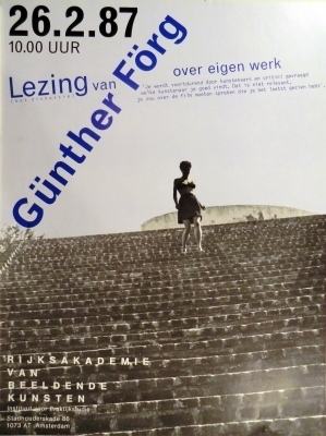 4363
<br/>
Lezing over eigen werk "Günter Förg"
<br/>
<em>onbekend</em>